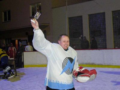Brankář Martin Škoda