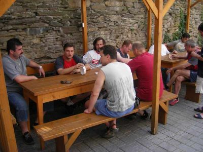 ve vesnici na pivku